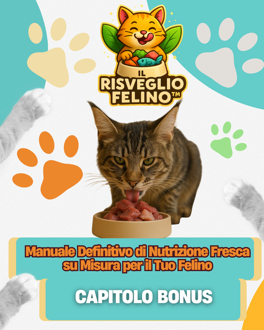 Manuale Definitivo di Nutrizione Fresca su Misura per il Tuo Felino - CAPITOLO BONUS